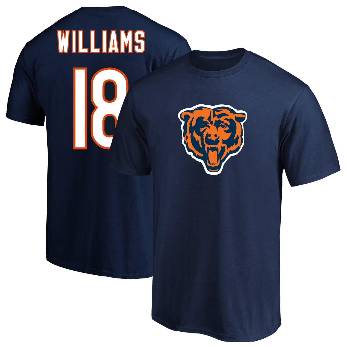 Caleb Williams Chicago Bears Nike Men Name & Number T-Shirt product image 9, provided for visual reference and product