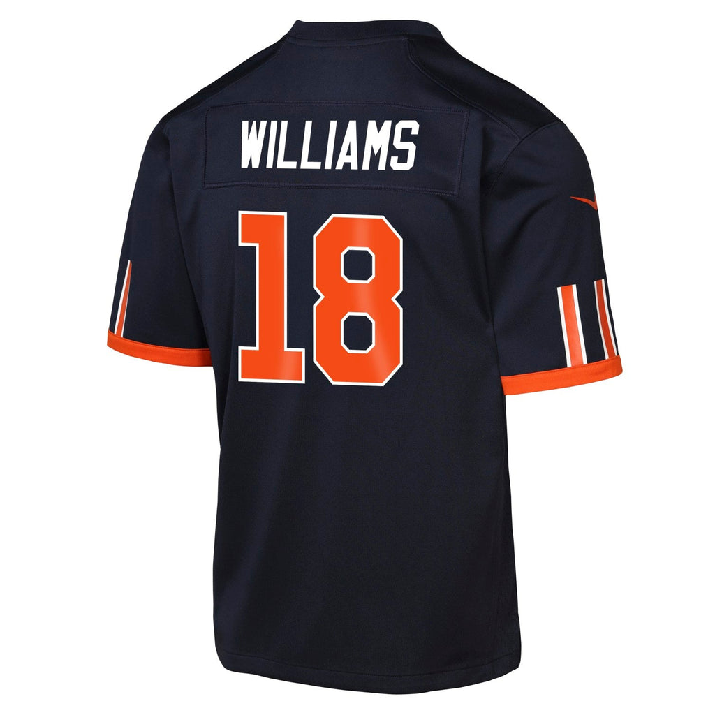 Caleb Williams #18 Chicago Bears Nike Youth Rivalry Game Jersey product image 2, provided for visual reference and product