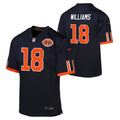 Caleb Williams #18 Chicago Bears Nike Youth Rivalry Game Jersey product image 1, provided for visual reference and product
