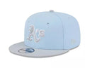 New Era Athletics 2-Tone Color Pack 59FIFTY Fitted Hat-Light Blue/Gray product image 1, provided for visual reference and