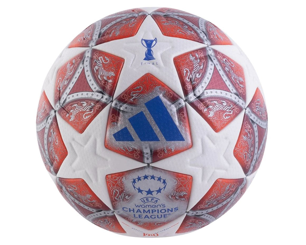 Adidas UEFA Women Champions League Pro Soccer Ball 2026 - White/Red product image 1, provided for visual reference and