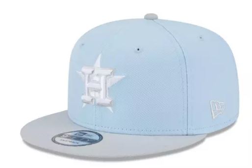 New Era Houston Astros 2-Tone Color Pack 59FIFTY Fitted Hat-Light Blue/Gray product image 1, provided for visual reference