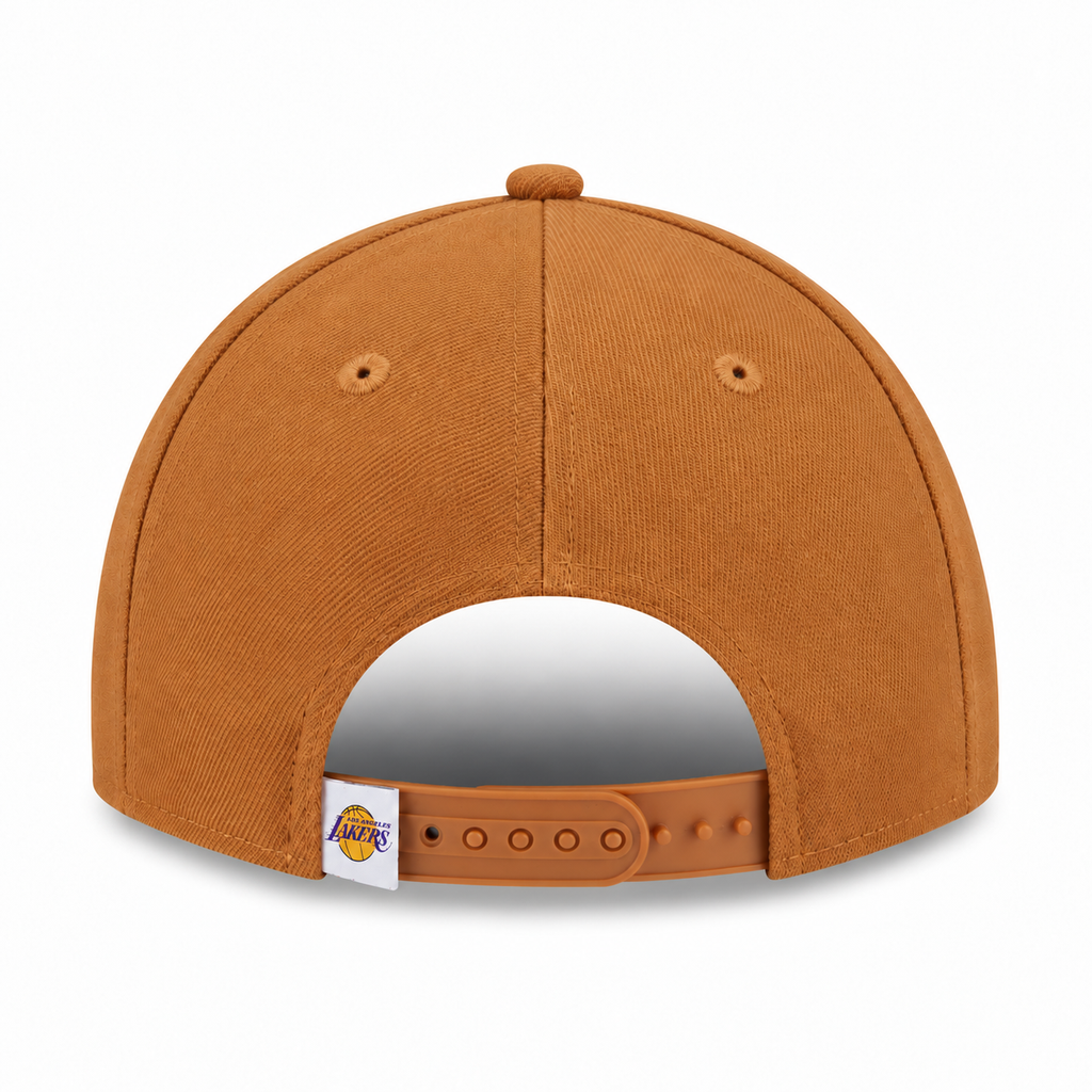 New Era Los Angeles Lakers M-Crown 9FORTY Adjustable Hat-Brown product image 3, provided for visual reference and product