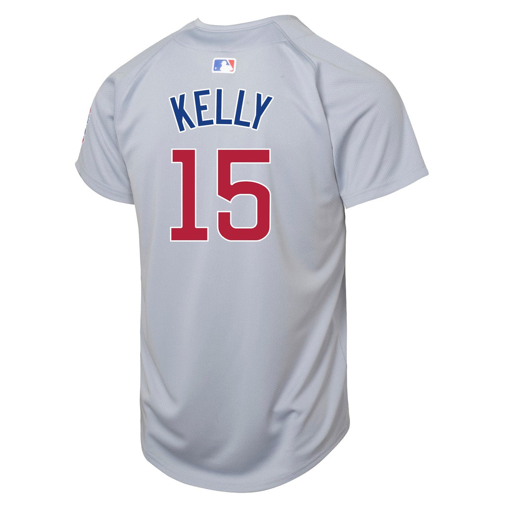 Carson Kelly Chicago Cubs Nike Youth Road Grey Limited Jersey product image 2, provided for visual reference and product