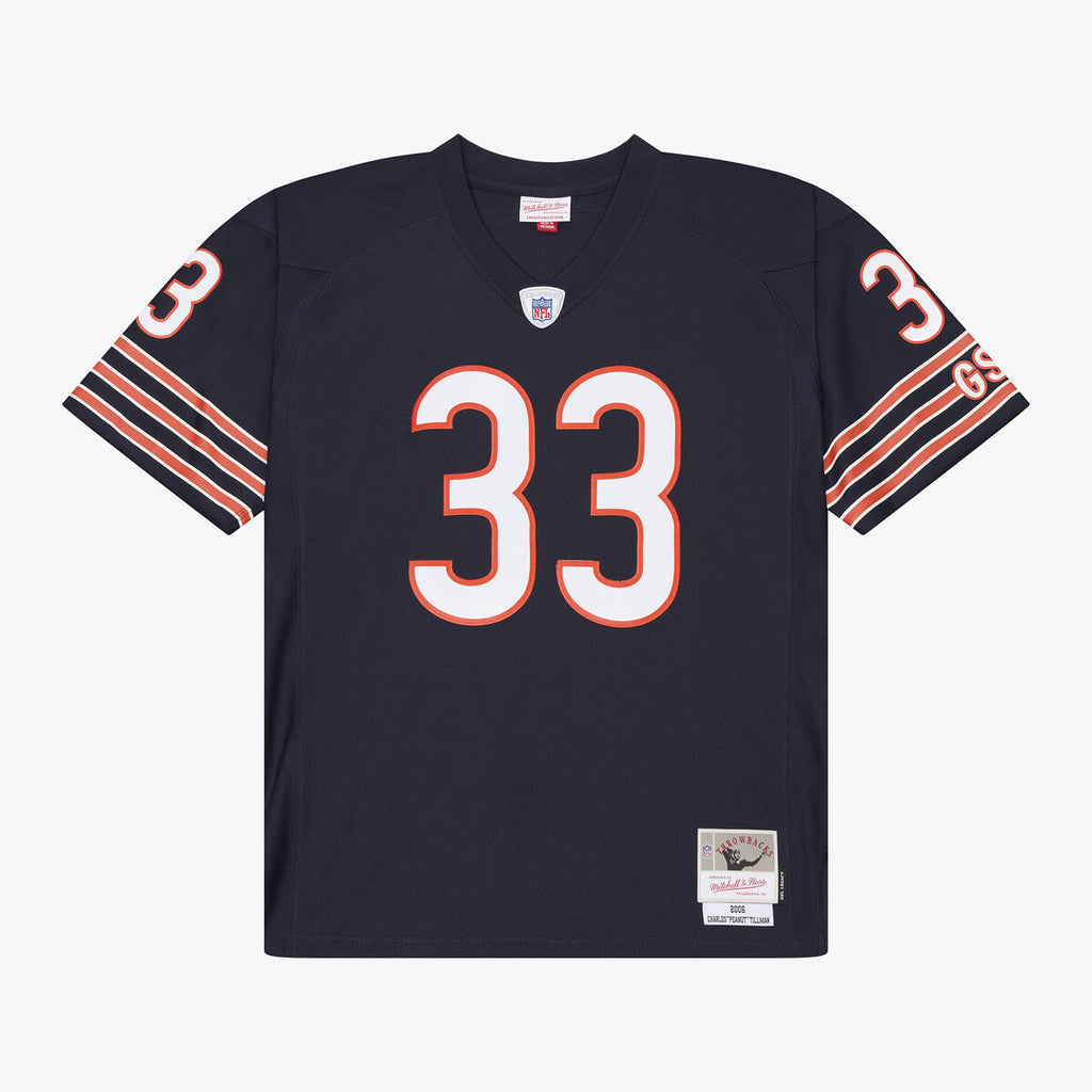 Charles Tillman #33 Chicago Bears Mitchell & Ness Men Navy Jersey product image 2, provided for visual reference and product
