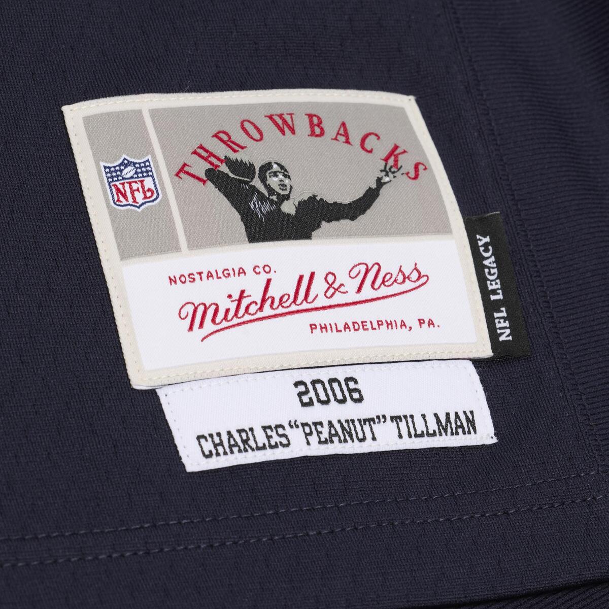 Charles Tillman #33 Chicago Bears Mitchell & Ness Men Navy Jersey product image 4, provided for visual reference and product