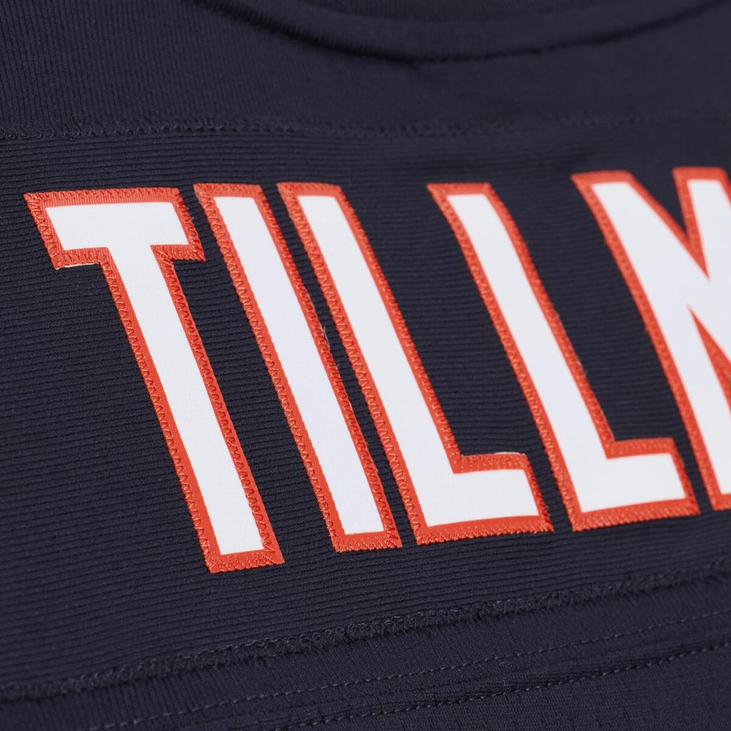 Charles Tillman #33 Chicago Bears Mitchell & Ness Men Navy Jersey product image 7, provided for visual reference and product