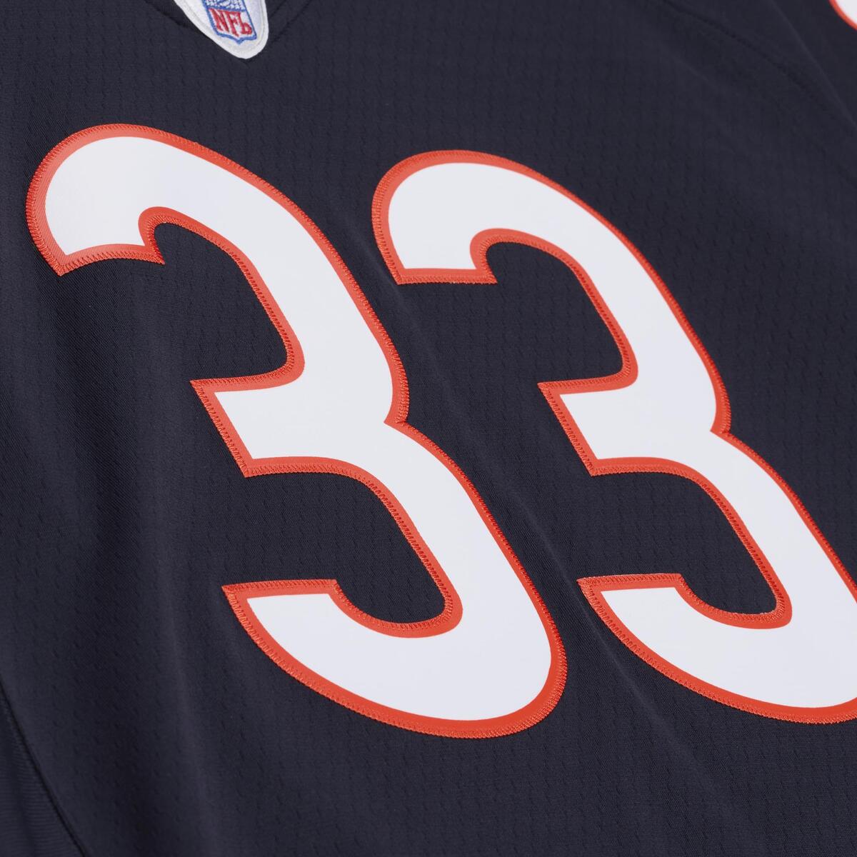 Charles Tillman #33 Chicago Bears Mitchell & Ness Men Navy Jersey product image 8, provided for visual reference and product