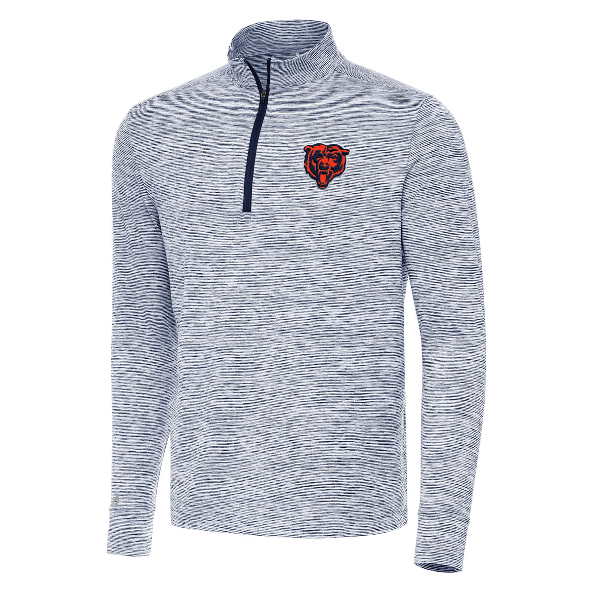 Chicago Bears Antigua Navy Cause 1/4 Zip Pullover product image 1, provided for visual reference and product detail review