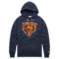 Chicago Bears Homage Navy Bear Head Hoodie product image 1, provided for visual reference and product detail review