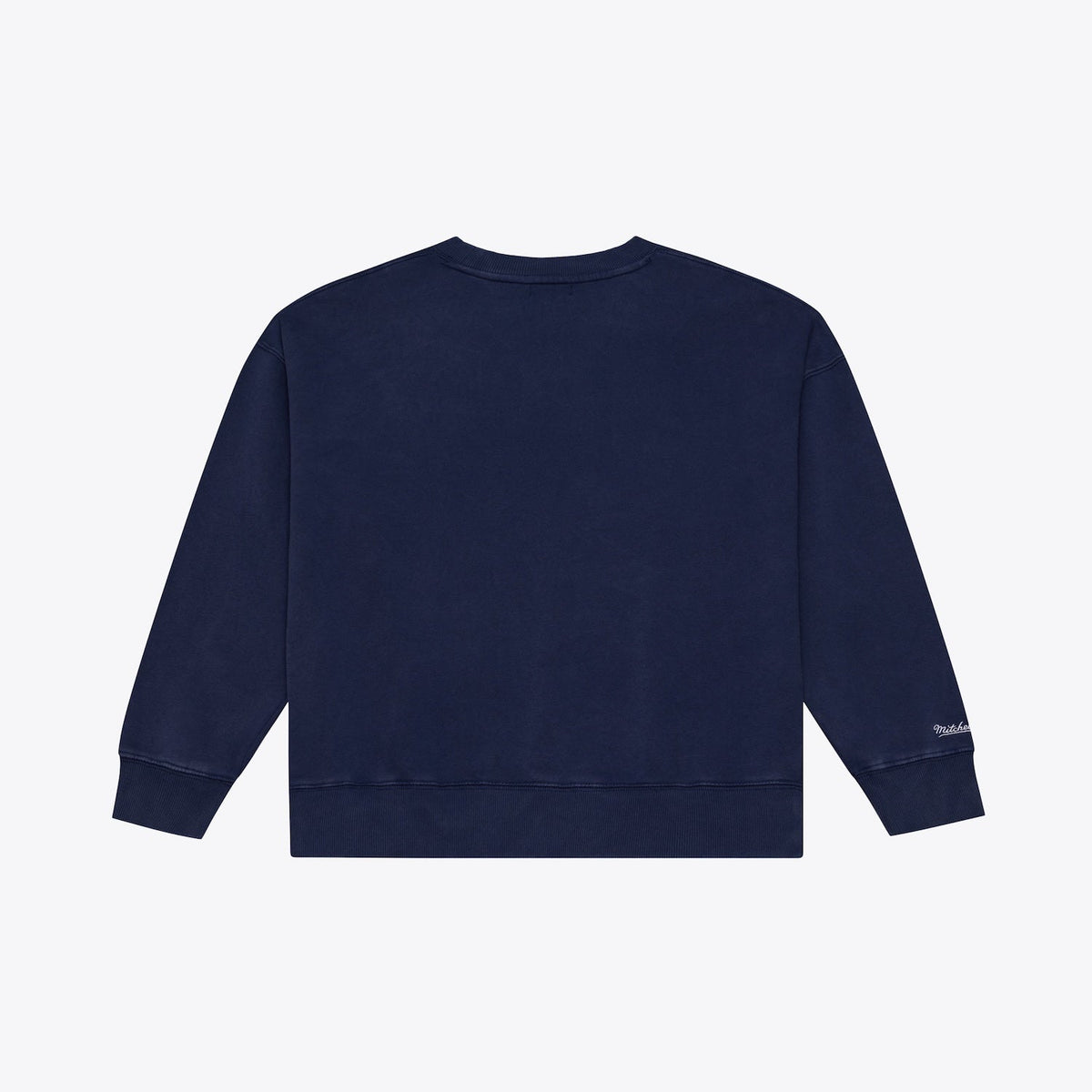 Chicago Bears Mitchell & Ness Women Core Essentials Navy Crewneck Sweatshirt product image 2, provided for visual reference