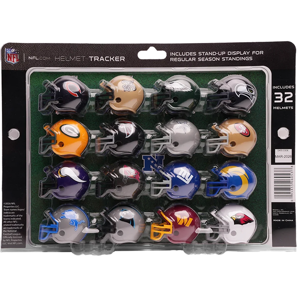 Chicago Bears NFL Helmet Tracker Set product image 2, provided for visual reference and product detail review