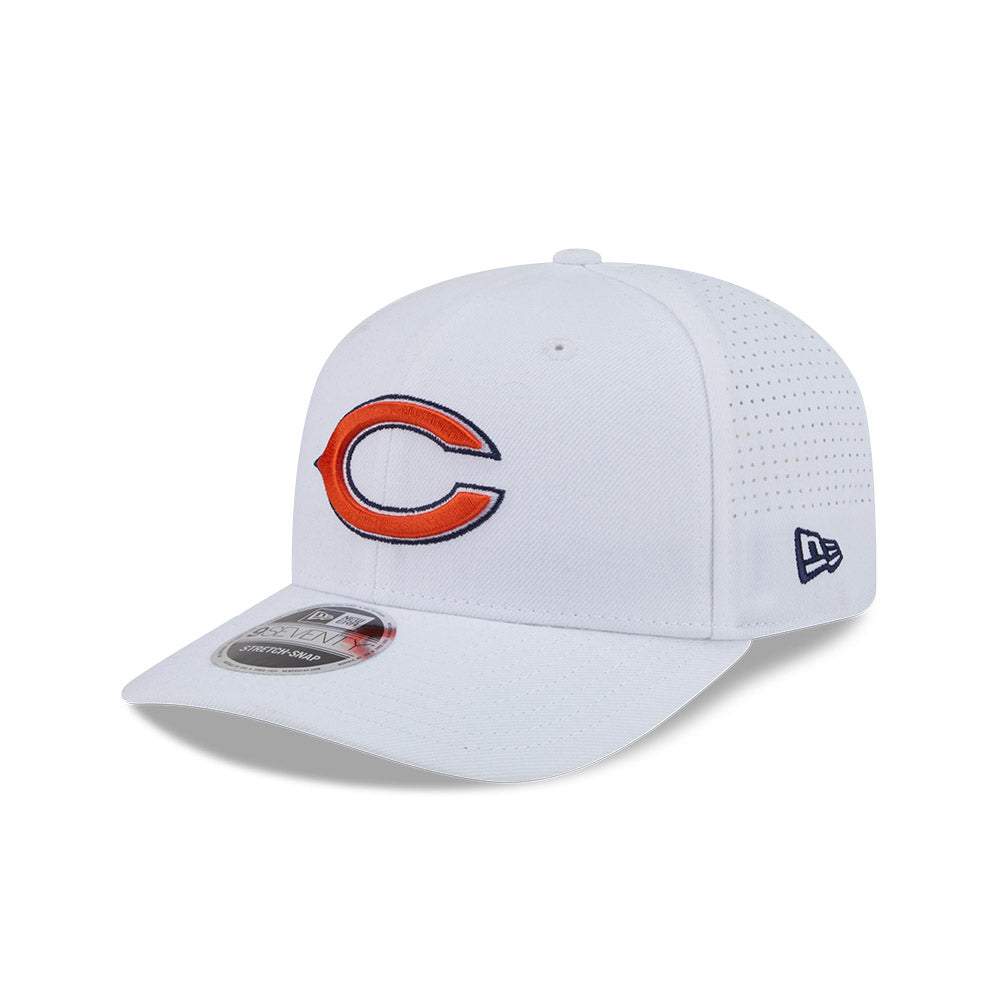 Chicago Bears New Era 9SEVENTY White EG Performance Stretch-Snap Adjustable Hat product image 3, provided for visual