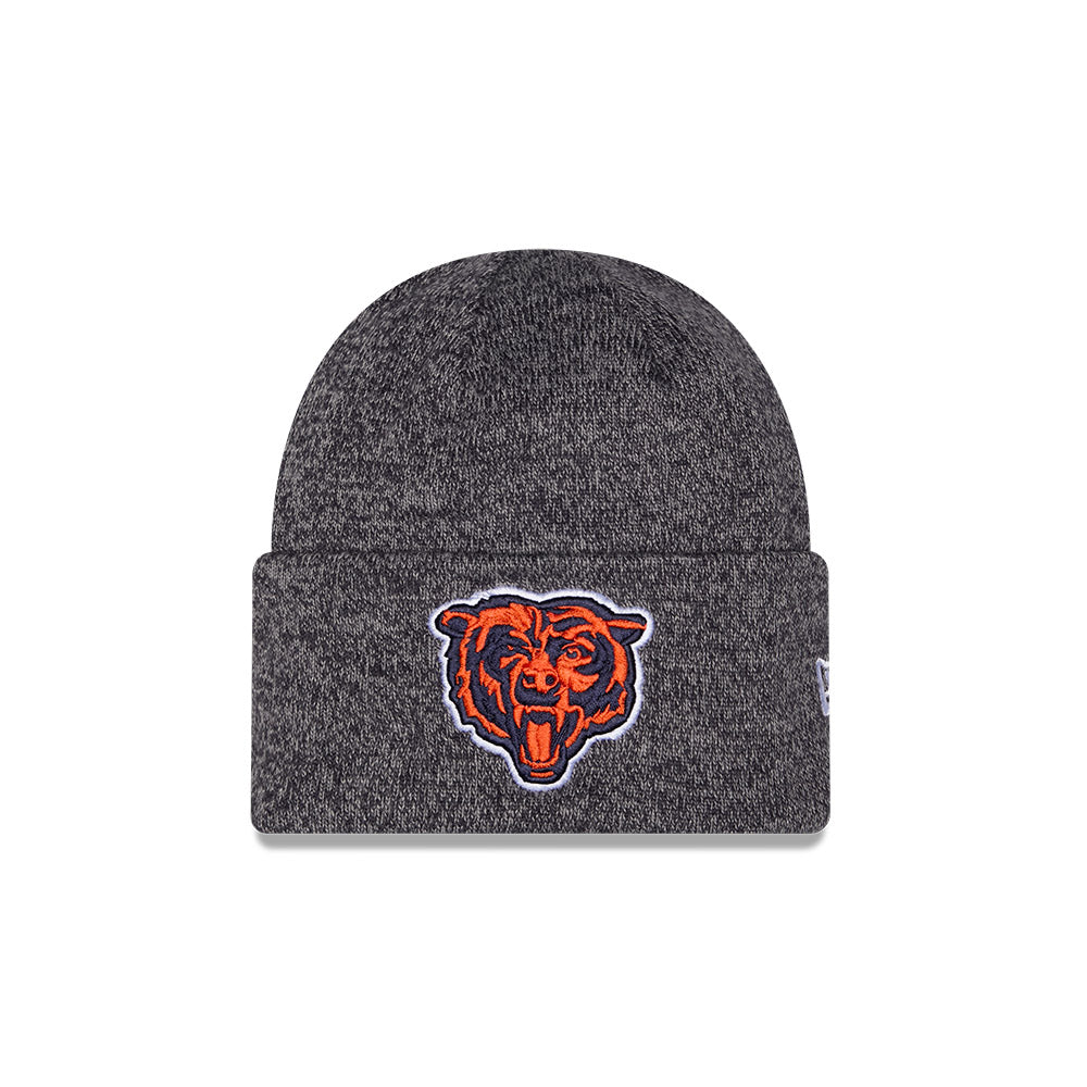 Chicago Bears New Era Bear Head Marbled Knit Beanie product image 1, provided for visual reference and product detail review