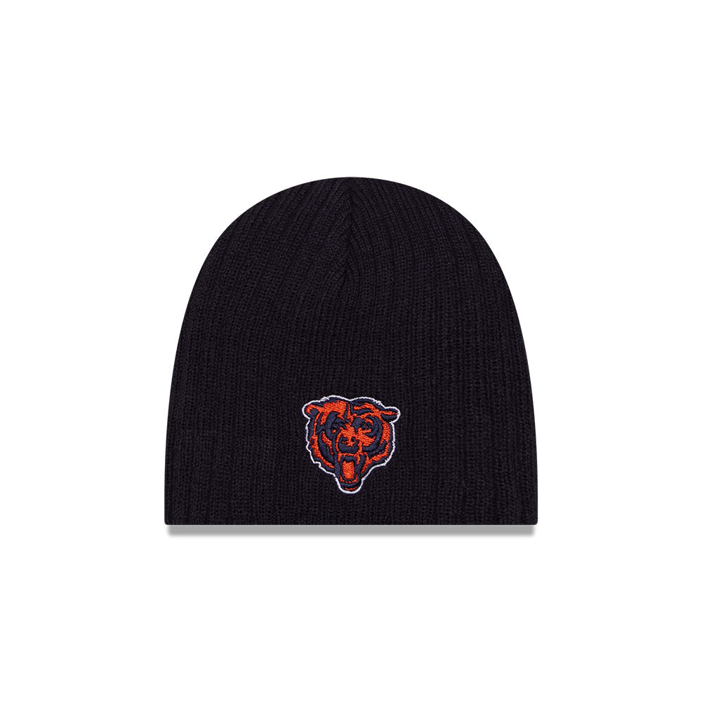 Chicago Bears New Era Infant Navy Knit Beanie product image 1, provided for visual reference and product detail review