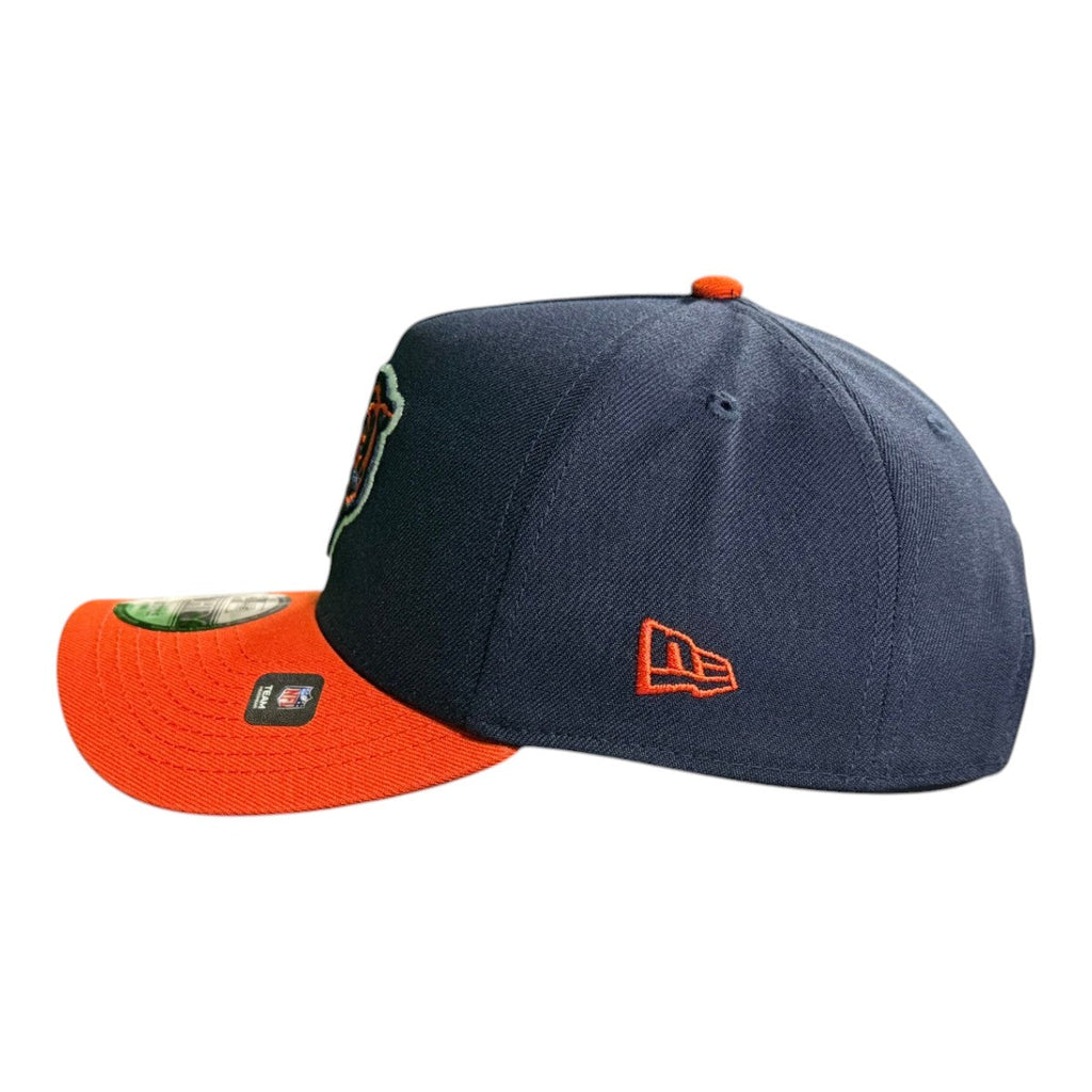 Chicago Bears New Era Navy/Orange 9FORTY A-Frame Adjustable Hat product image 5, provided for visual reference and product