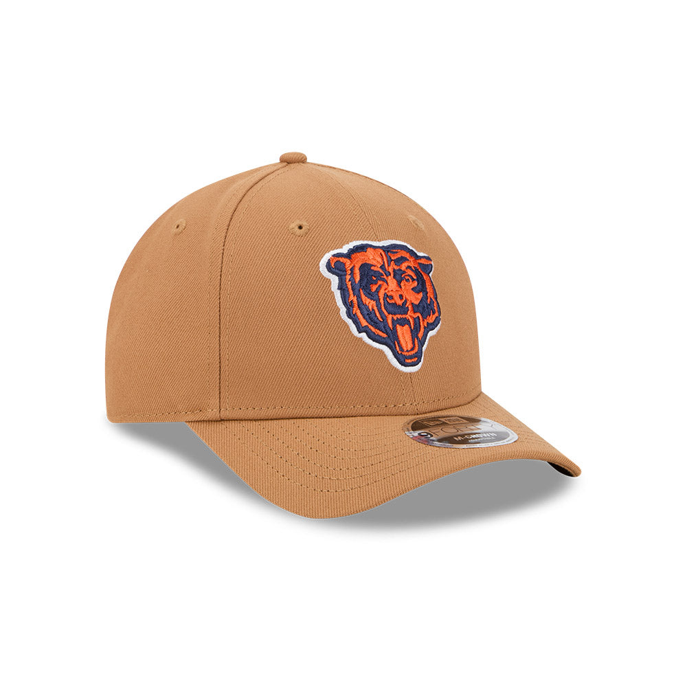 Chicago Bears New Era Tan 9FORTY M-Crown Adjustable Hat product image 1, provided for visual reference and product detail