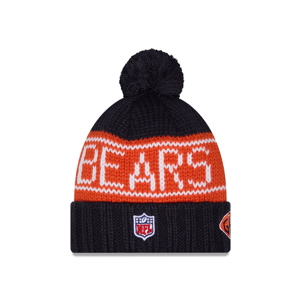 Chicago Bears New Era Women Rivalry Knit Hat product image 3, provided for visual reference and product detail review