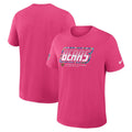 Chicago Bears Nike Men Crucial Catch Pink T-Shirt product image 1, provided for visual reference and product detail review