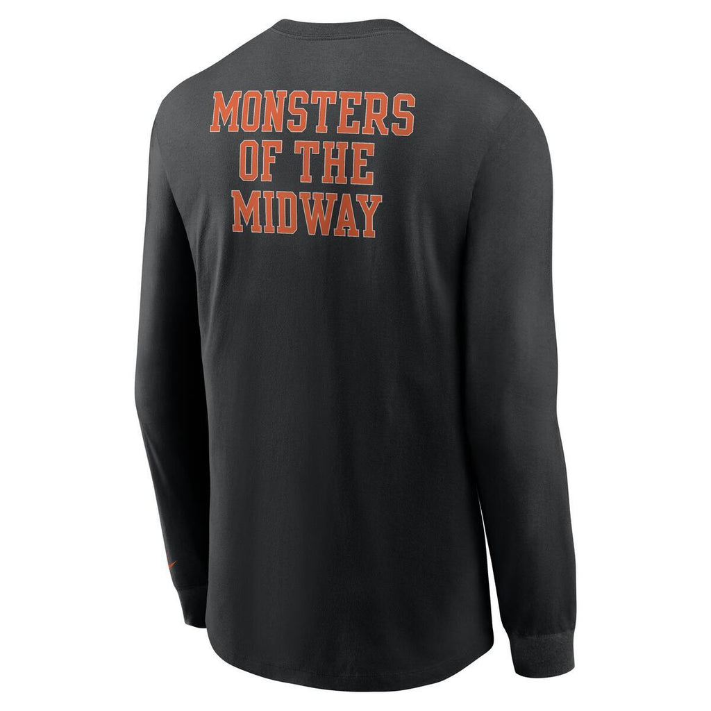 Chicago Bears Nike Men Monsters Of The Midway Long Sleeve T-Shirt product image 2, provided for visual reference and product