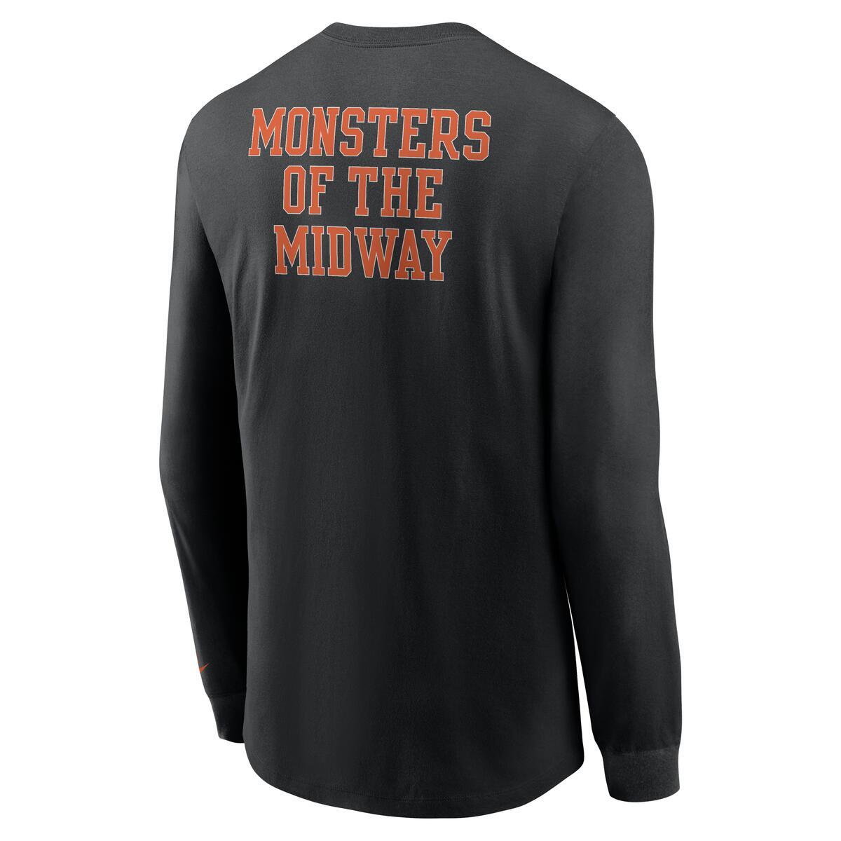 Chicago Bears Nike Men Monsters Of The Midway Long Sleeve T-Shirt product image 2, provided for visual reference and product