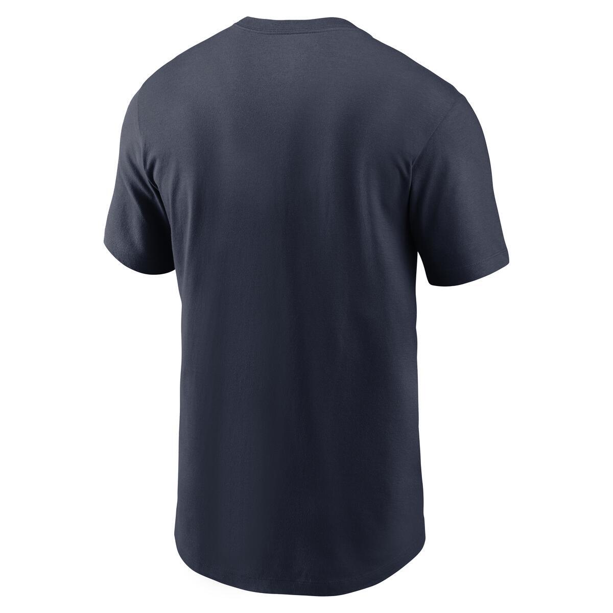 Chicago Bears Nike Men Navy Essential Helmet T-Shirt product image 3, provided for visual reference and product detail review