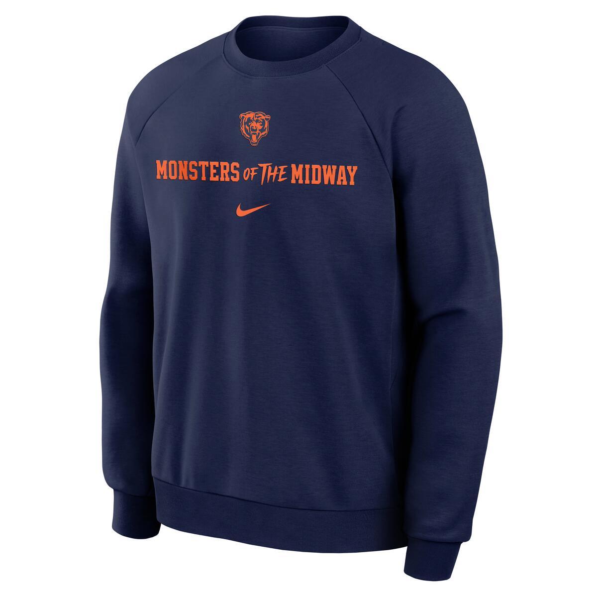 Chicago Bears Nike Men Rivalry Monsters Of The Midway Crewneck Sweatshirt product image 2, provided for visual reference and