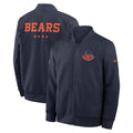 Chicago Bears Nike Men Rivalry Sideline 2026 Bomber Jacket product image 1, provided for visual reference and product detail