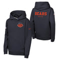 Chicago Bears Nike Youth Rivalry Hoodie product image 1, provided for visual reference and product detail review