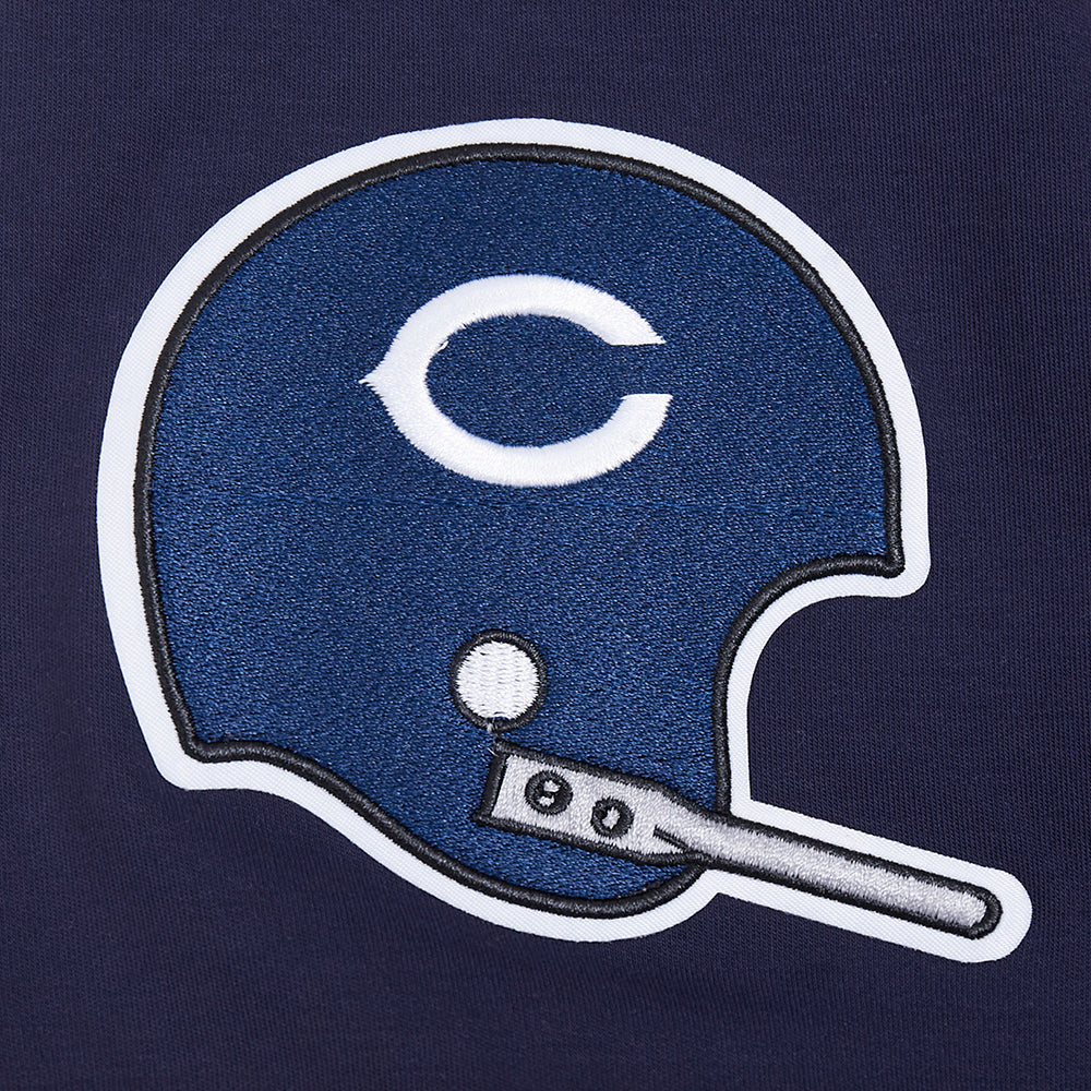 Chicago Bears Pro Standard Navy Retro Classic T-Shirt V2 product image 3, provided for visual reference and product detail