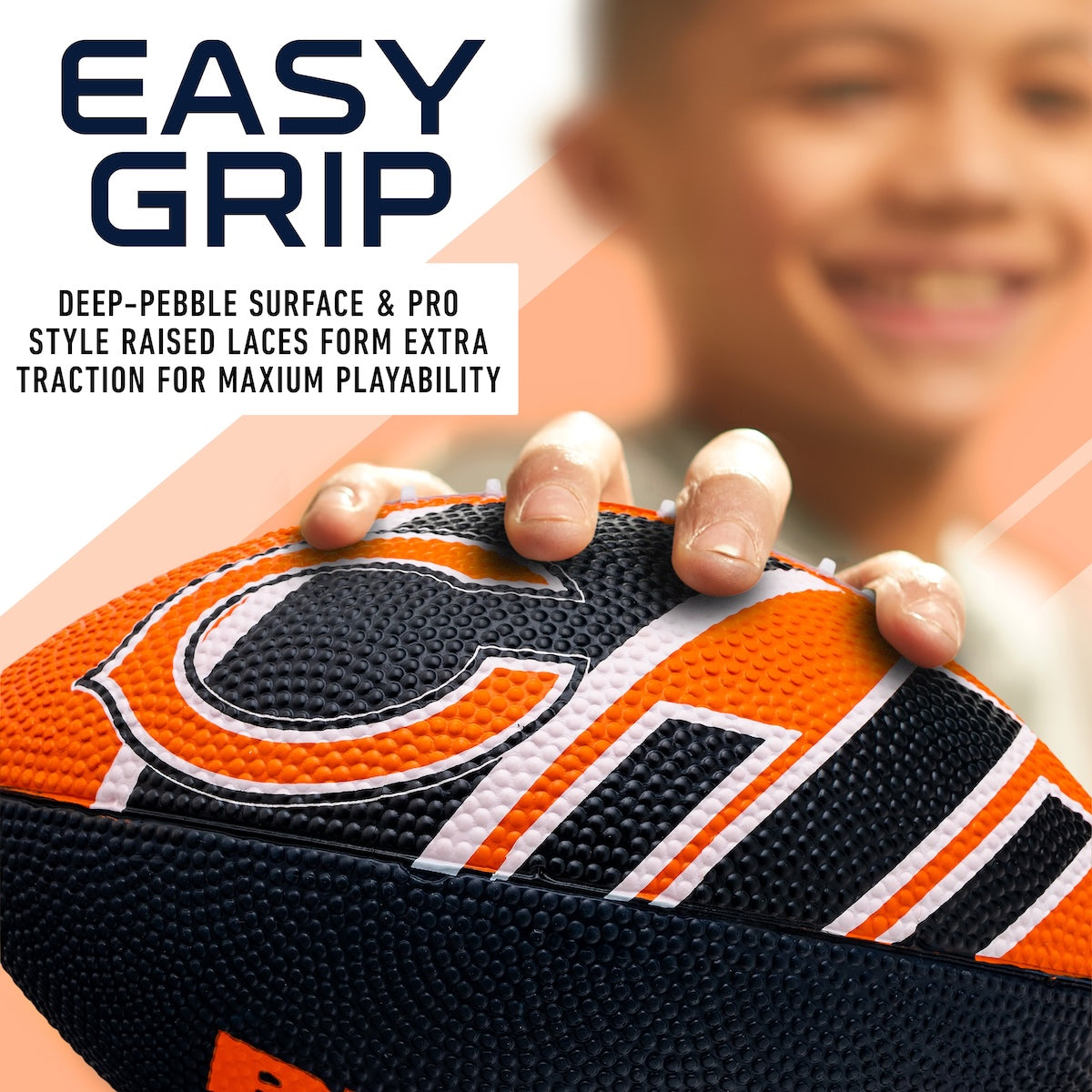 Chicago Bears Rubber Boxed Football product image 3, provided for visual reference and product detail review