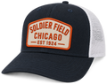 Chicago Bears Soldier Field Mid-Pro Trucker Snapback Hat product image 1, provided for visual reference and product detail