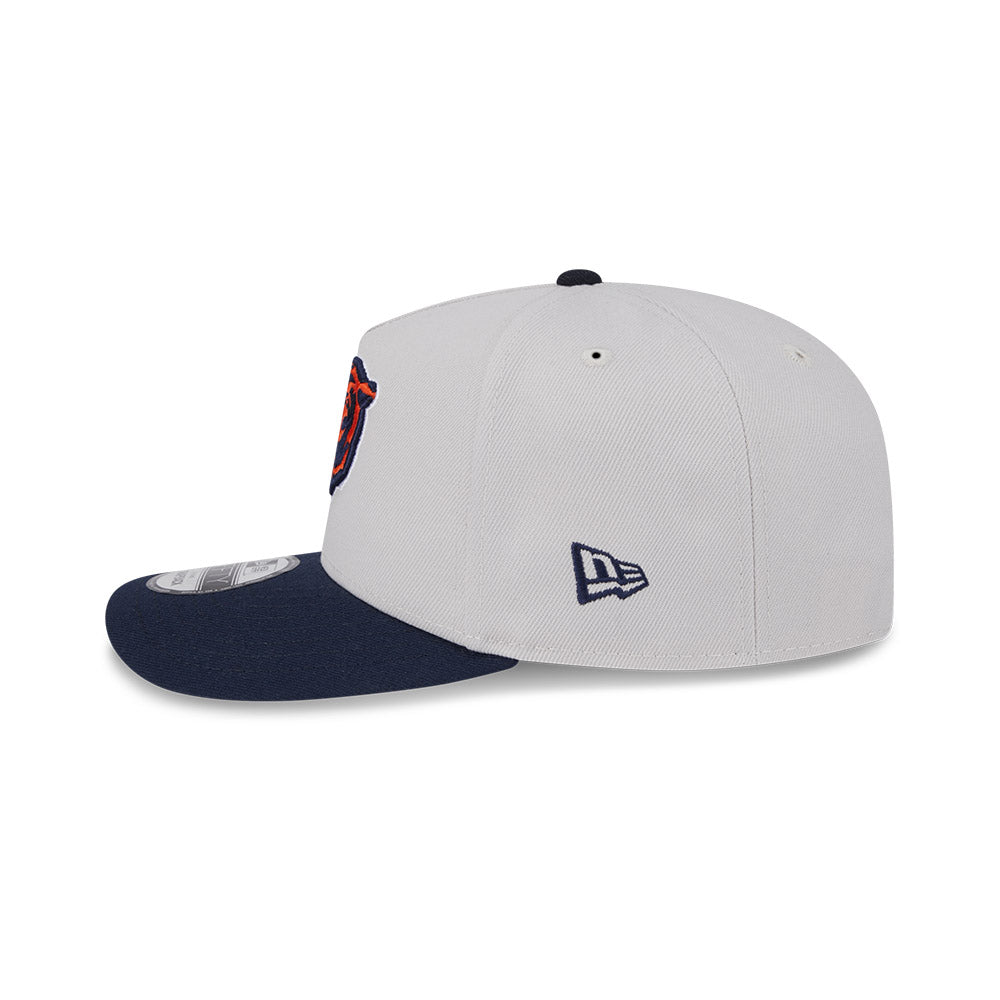 Chicago Bears Stone/Navy Curve New Era 9FIFTY A-Frame Adjustable Hat product image 5, provided for visual reference and