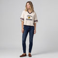 Chicago Blackhawks Mitchell & Ness Women Retro Roots T-Shirt product image 1, provided for visual reference and product