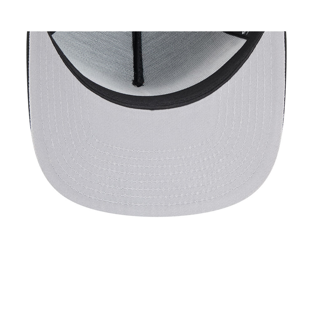 Chicago Blackhawks New Era 9FIFTY A-Frame Script Black Snapback Hat product image 6, provided for visual reference and