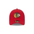 Chicago Blackhawks New Era 9FORTY A-Frame Red Adjustable Hat product image 1, provided for visual reference and product