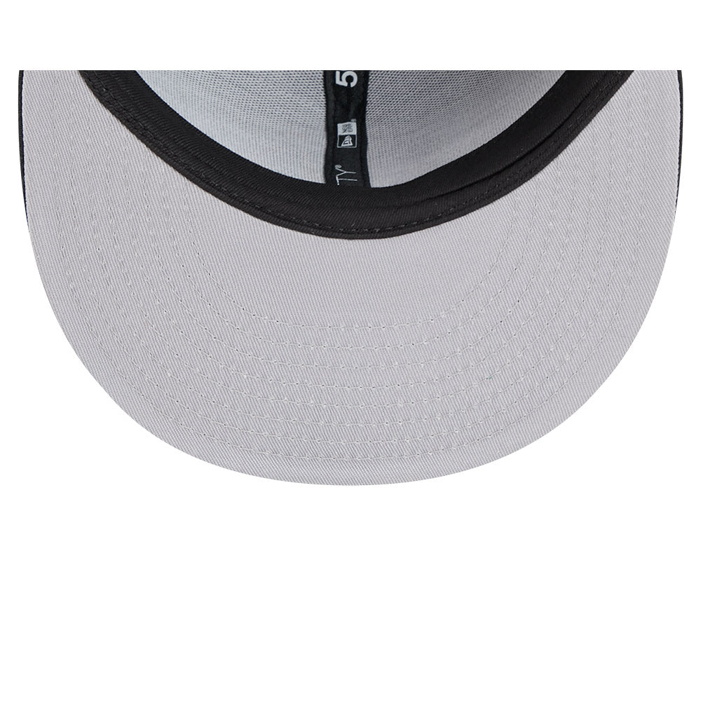 Chicago Blackhawks New Era Black 59FIFTY Fitted Hat product image 7, provided for visual reference and product detail review