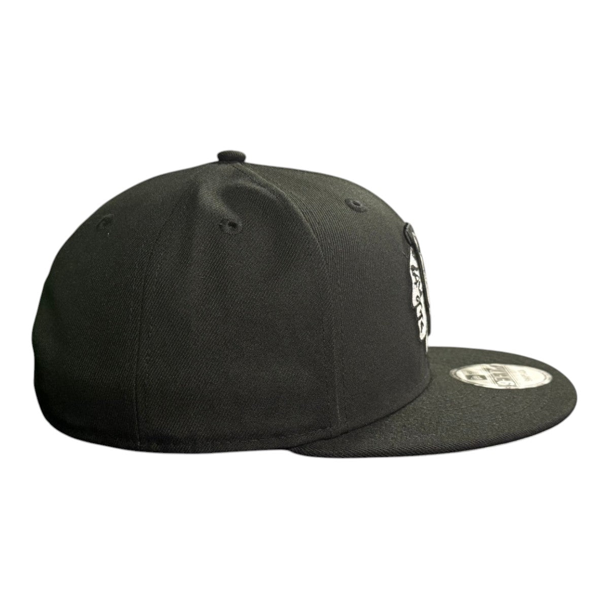 Chicago Blackhawks New Era Black White 9FIFTY Snapback Hat product image 5, provided for visual reference and product detail