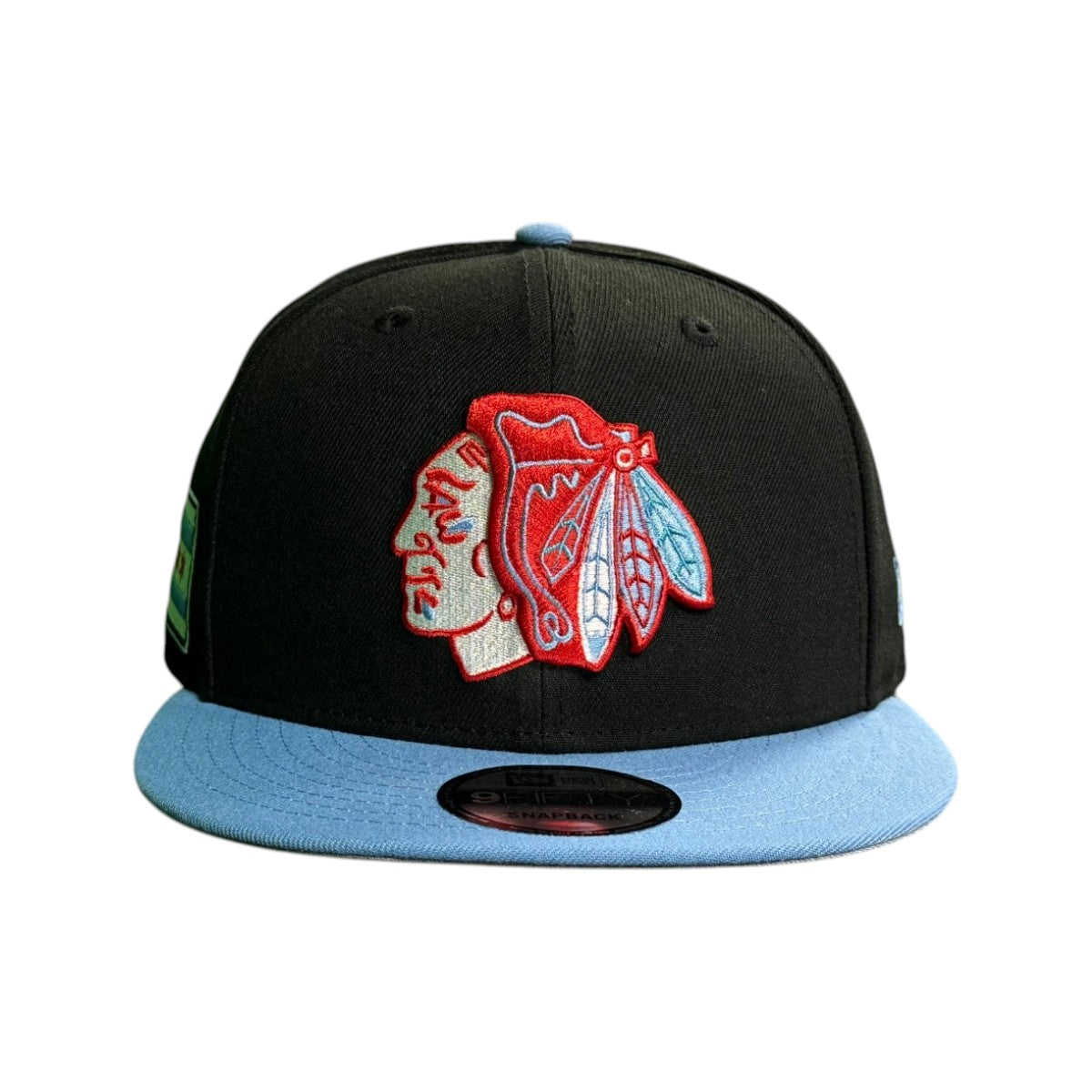 Chicago Blackhawks New Era Chicago Flag 9FIFTY Snapback Hat product image 2, provided for visual reference and product