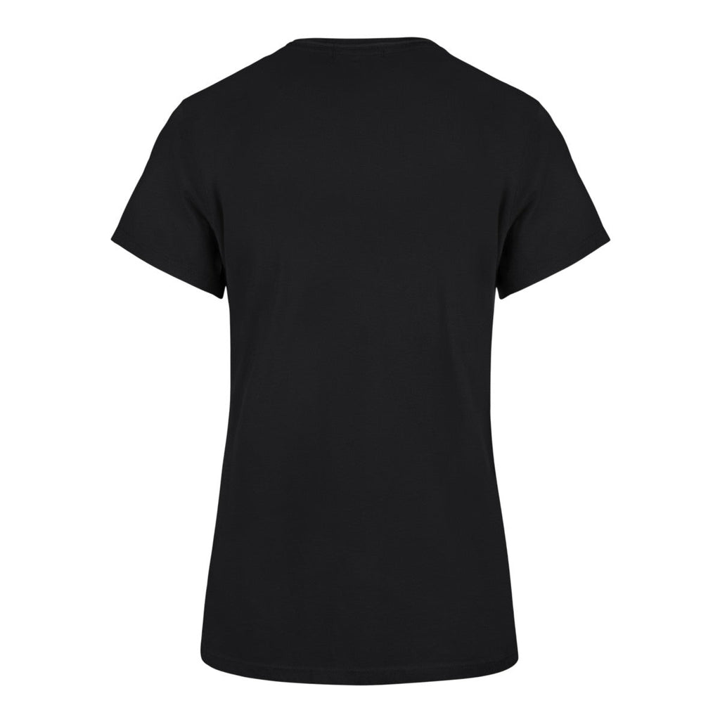 Chicago Blackhawks '47 Women Black Primary Logo Frankie T-Shirt product image 3, provided for visual reference and product