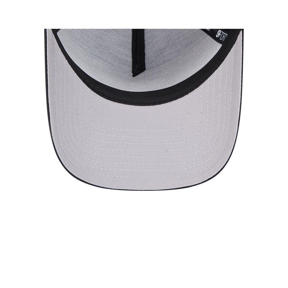 Chicago Bulls New Era 9FORTY A-Frame Black/White Adjustable Hat product image 5, provided for visual reference and product