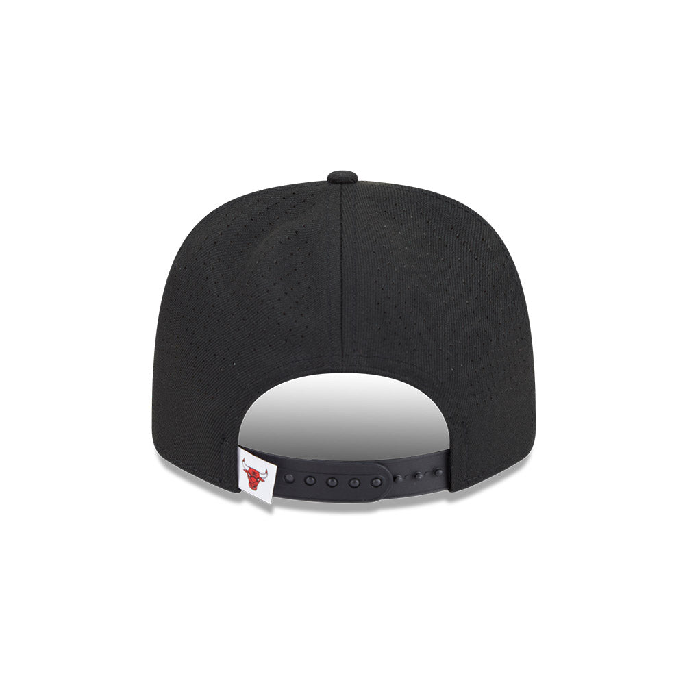 Chicago Bulls New Era 9SEVENTY Black EG Performance Stretch-Snap Adjustable Hat product image 6, provided for visual