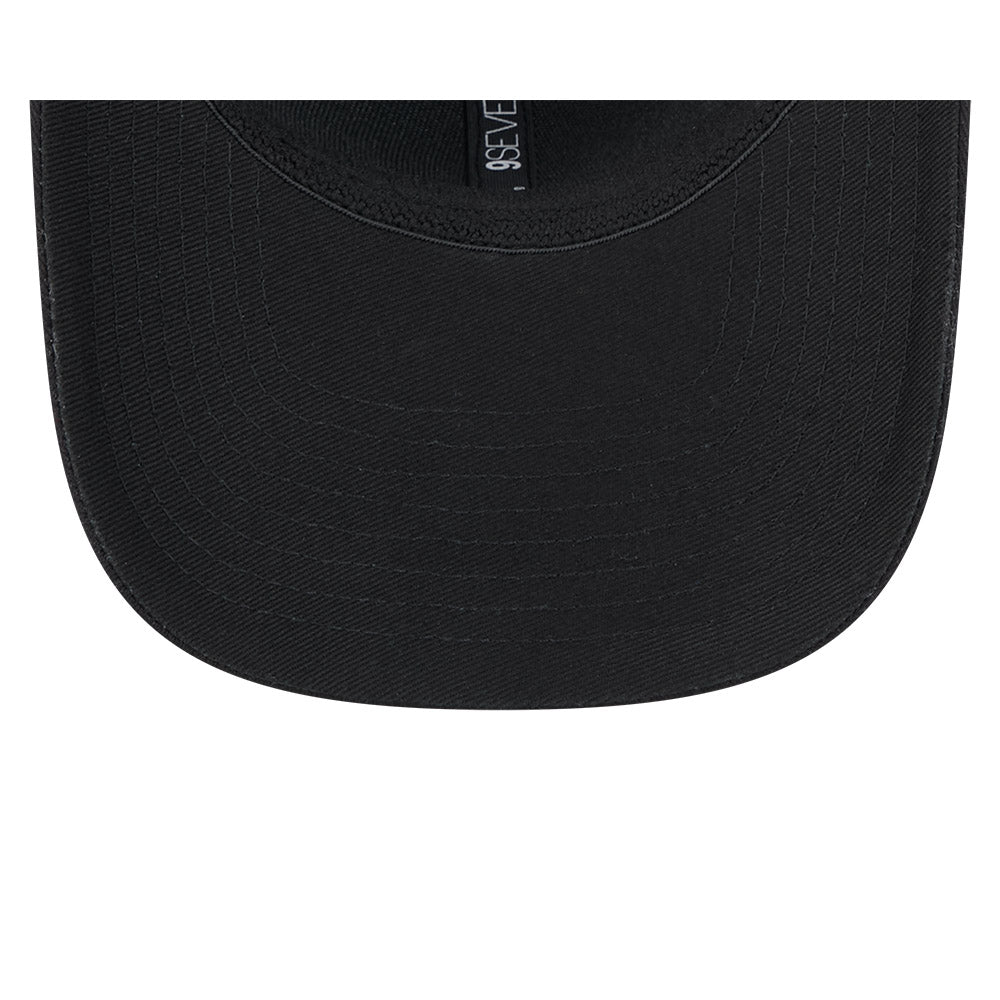 Chicago Bulls New Era 9SEVENTY Black Wordmark Stretch-Snap Adjustable Hat product image 6, provided for visual reference and