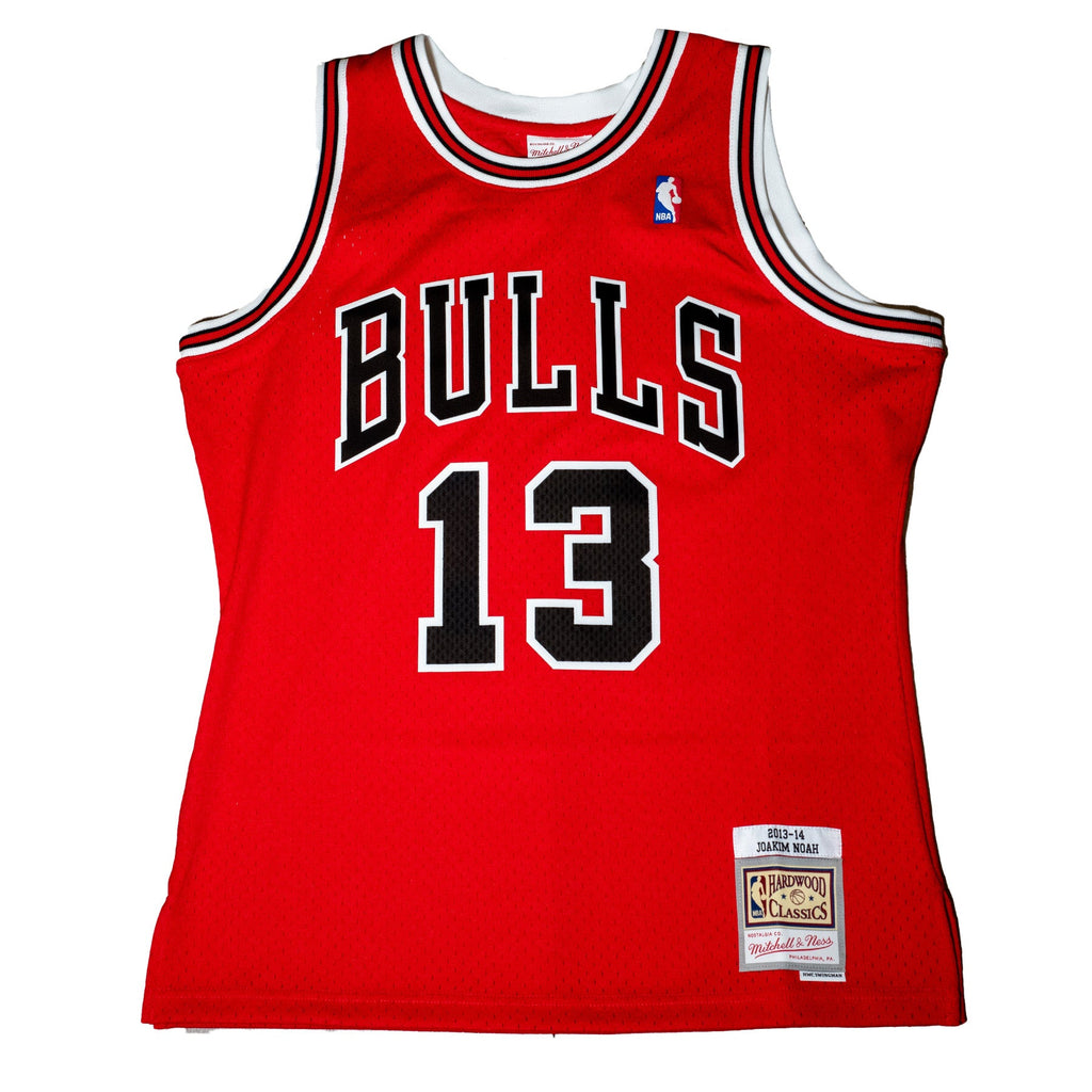 Joakim Noah Chicago Bulls Red Swingman Jersey product image 2, provided for visual reference and product detail review
