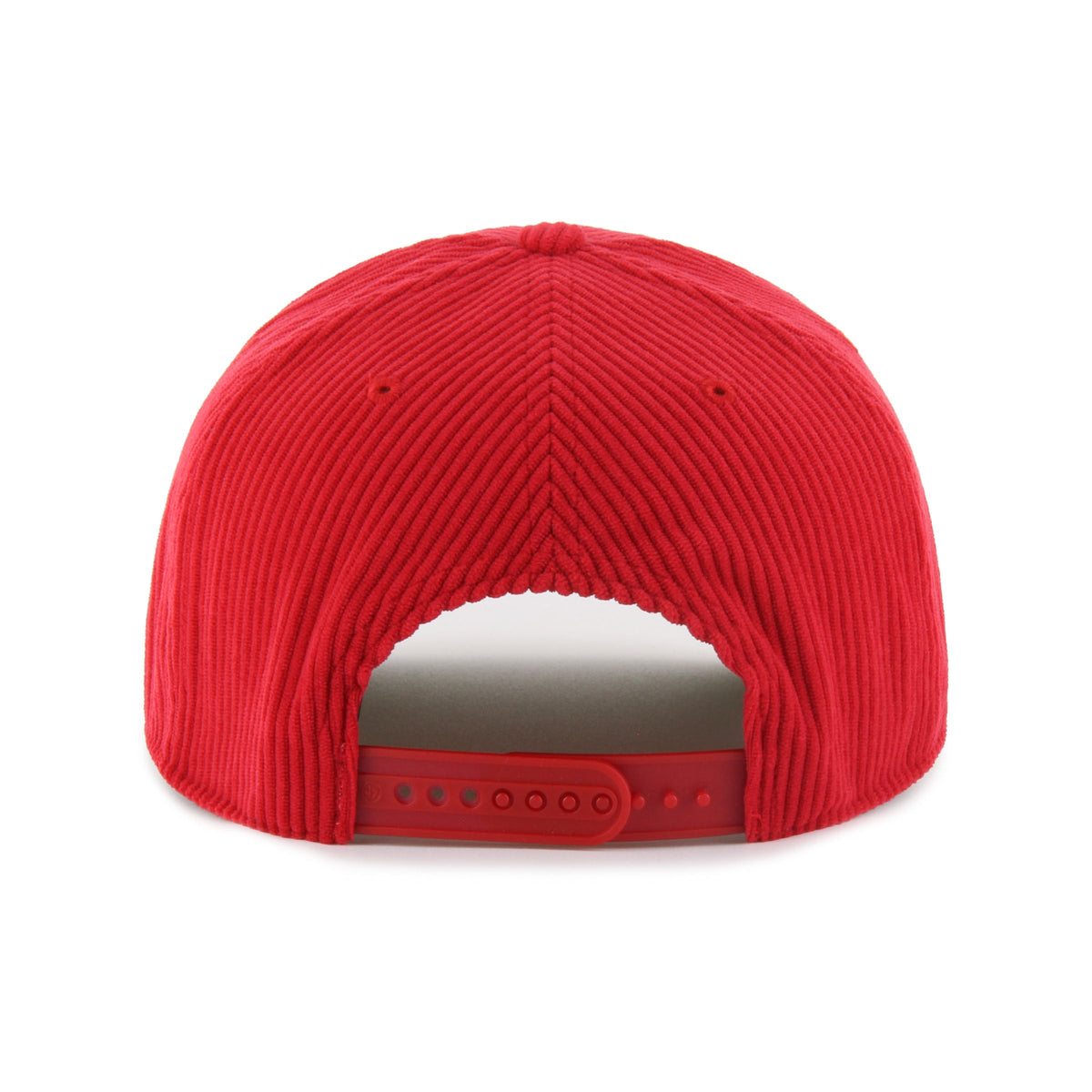 Chicago Bulls Red Double Header Cord '47 Hitch Adjustable Hat product image 3, provided for visual reference and product