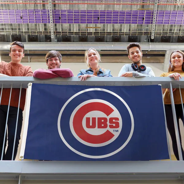 Chicago Cubs 3ft x 5ft Royal Team Flag product image 2, provided for visual reference and product detail review