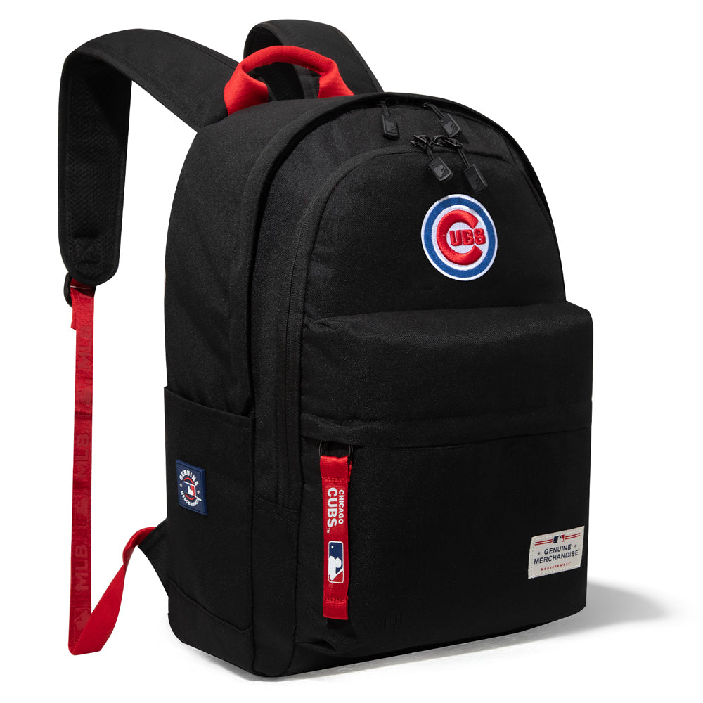 Chicago Cubs Montana West Black Backpack product image 1, provided for visual reference and product detail review