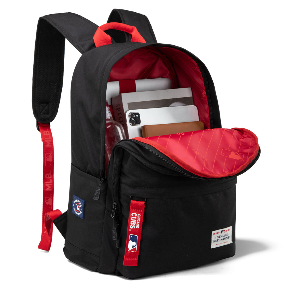 Chicago Cubs Montana West Black Backpack product image 2, provided for visual reference and product detail review