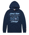 Chicago Cubs Homage Sweet Home Chicago Lightweight Navy Hoodie product image 1, provided for visual reference and product