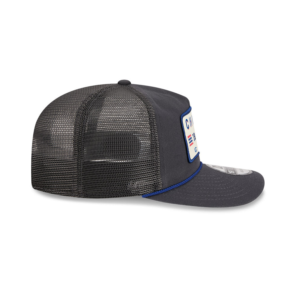 Chicago Cubs New Era 1920 Washed Grey Rope Adjustable Hat product image 5, provided for visual reference and product detail
